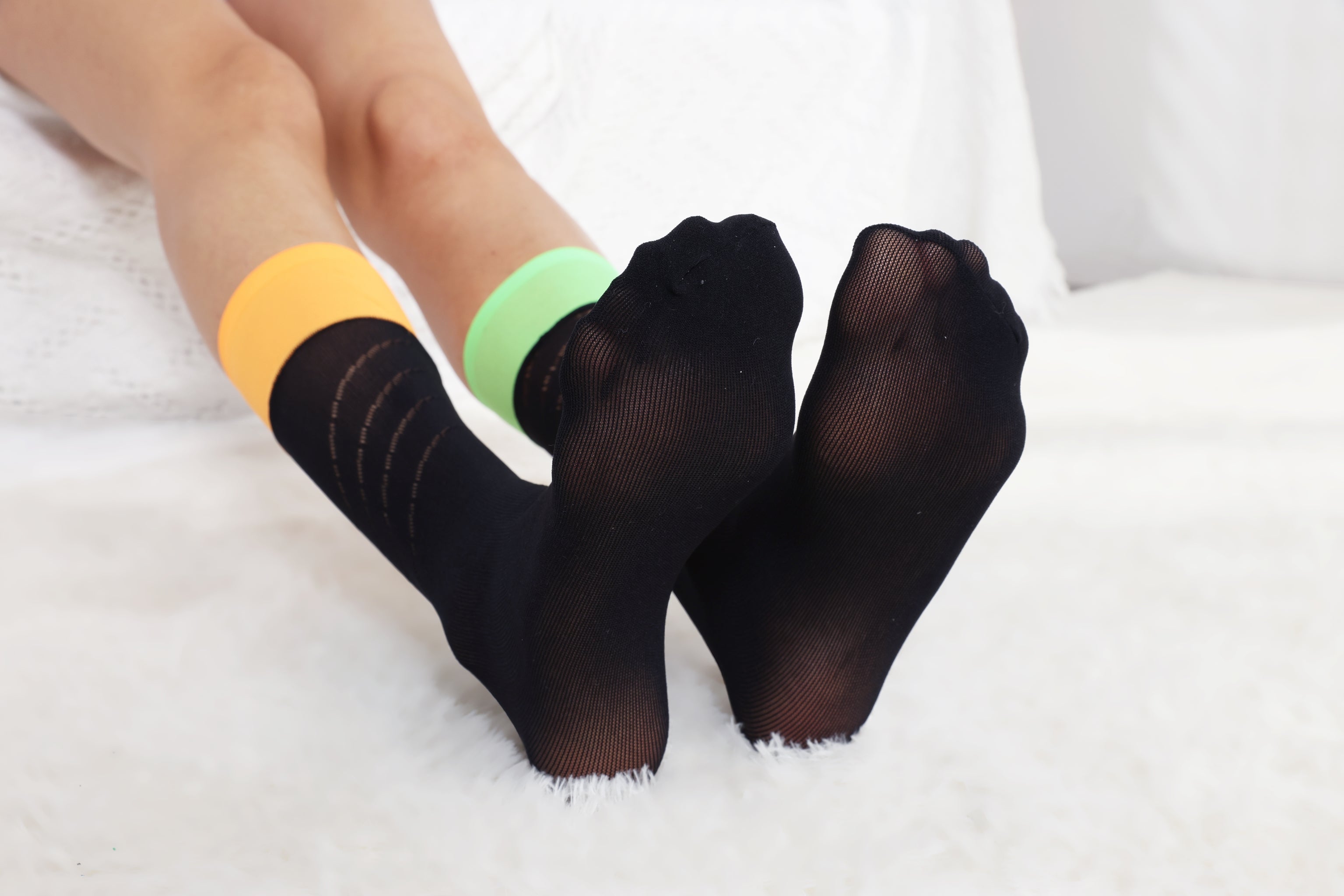 Knee High Stockings 170290-Black Side 3