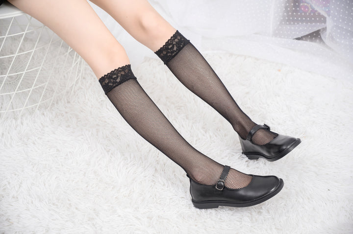 Knee High Stockings 179999-Black Side 3